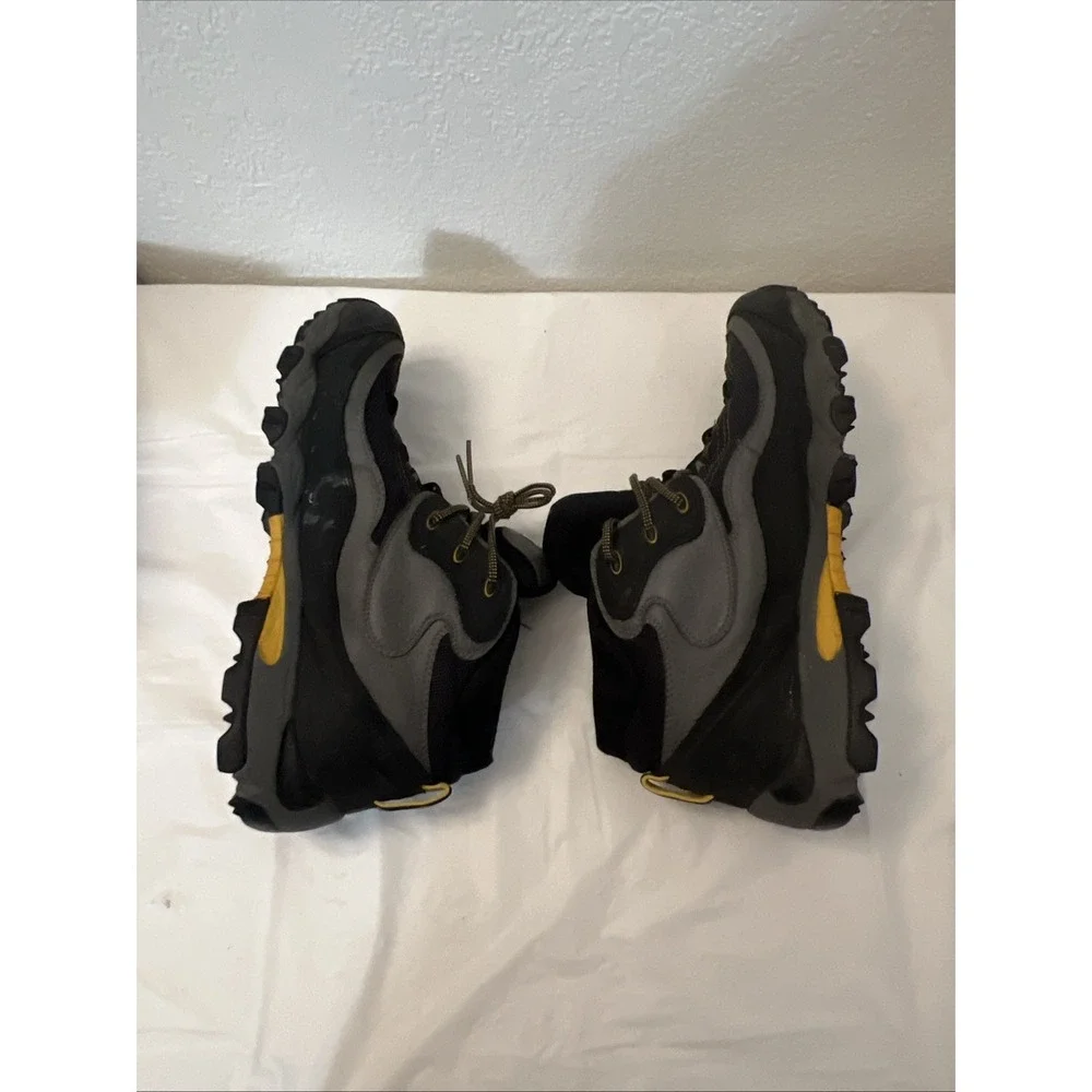 TIMBERLAND Mens Trail Hiking Boot 10.5  Black Gray Gore Tex Ankle 11104 5226